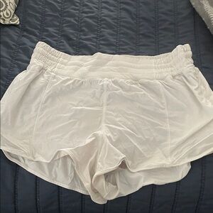 Lululemon Athletica White Sleep Shorts